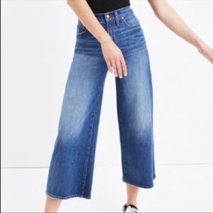 Madewell Wide Leg Crop Jeans - Size 25